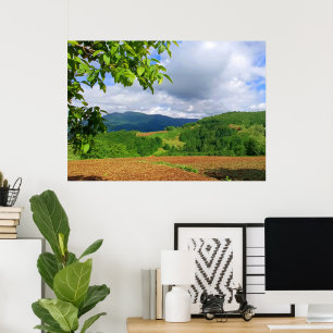 Poster Art du mur de la nature Décor de mur de forêt