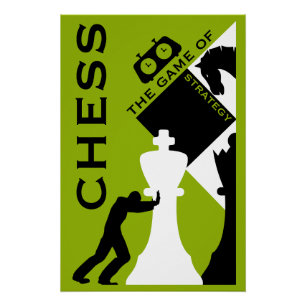 Poster Art du mur d'échecs