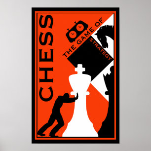 Poster Art du mur d'échecs