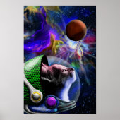 Poster Art du panier spatial avec Planètes Nebula (Devant)