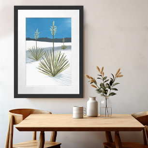 Poster Art du parc national de White Sands