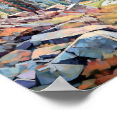 Poster Art du parc national Yosemite Imprimer (Coin)