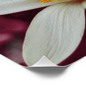 Poster Art du paysage des fleurs océanes (Coin)