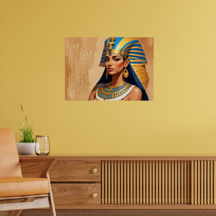 Poster Art du pharaon égyptien antique – Timeless Pharaon