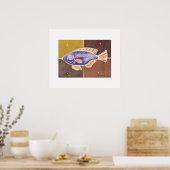 Poster art du poisson (Cuisine)