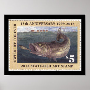 Poster Art du timbre 2013 de conservation