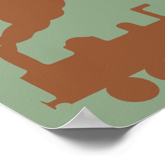 Poster Art du train (Coin)