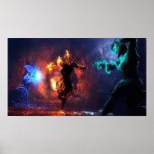 Poster Art du ventilateur Warframe (Devant)