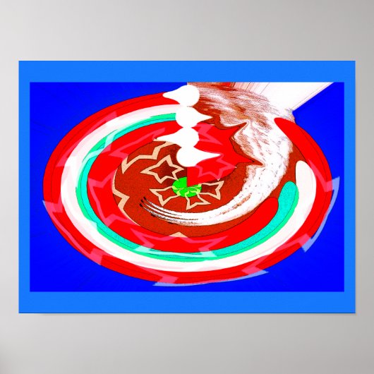 Poster Art du voyage dans l'espace Star (Devant)