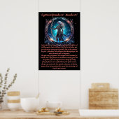Poster Art du zodiaque Sagittaire (Cuisine)