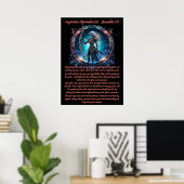 Poster Art du zodiaque Sagittaire (Bureau à domicile)