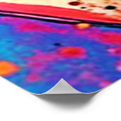 Poster Art éclatant triangle dynamique (Coin)