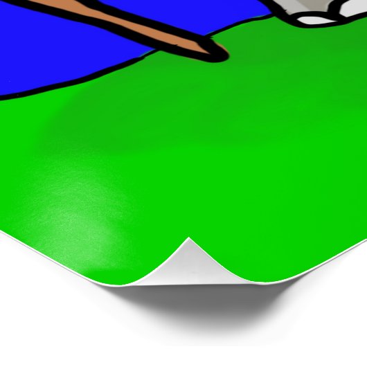 Poster art éléphant (Coin)