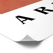 Poster Art en arabe calligraphie minimaliste (Coin)