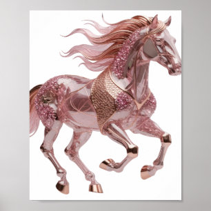 Poster Art en argent de conception abstraite v2