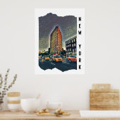 Poster Art esthétique de New York (Cuisine)