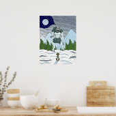 Poster Art étrange et horrible d'Ithaqua (Cuisine)