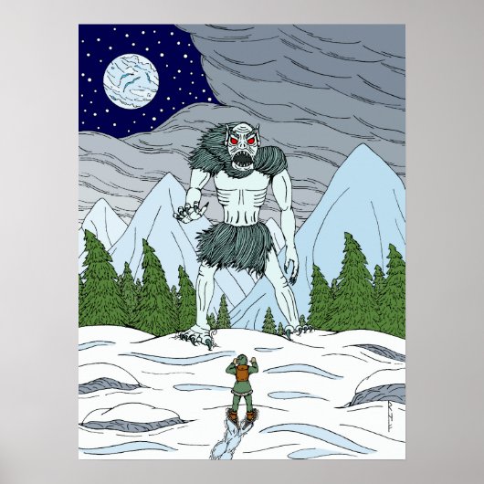 Poster Art étrange et horrible d'Ithaqua (Devant)