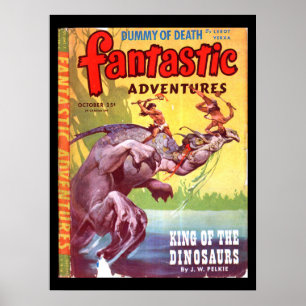Poster Art fantastique de _Pulp des aventures v07 n04