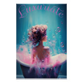 Poster Art Féminin "Luxuriate" (Devant)