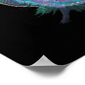 Poster Art fine de la méduse "Deep Descent" (Coin)