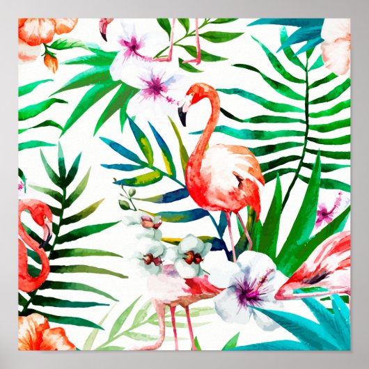 Poster Art flamand tropical (Devant)