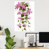 POSTER ART FLORAL #17 (Bureau à domicile)