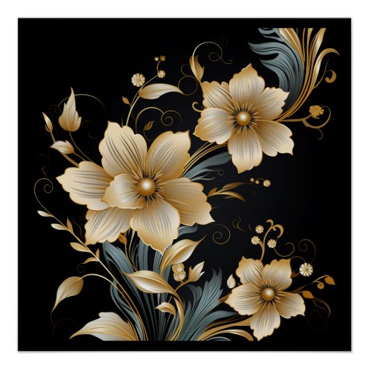 POSTER ART FLORAL #2 (Devant)