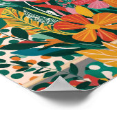 Poster Art floral Abstrait (Coin)