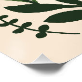 Poster Art Floral Abstrait (Coin)