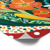 Poster Art floral Abstrait (Coin)