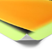 Poster Art Floral Abstrait coloré (Coin)