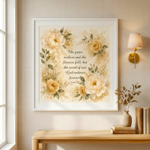 Art floral aquarelle serein