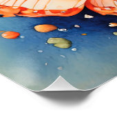 Poster Art floral et papillon Imprimer Chic (Coin)