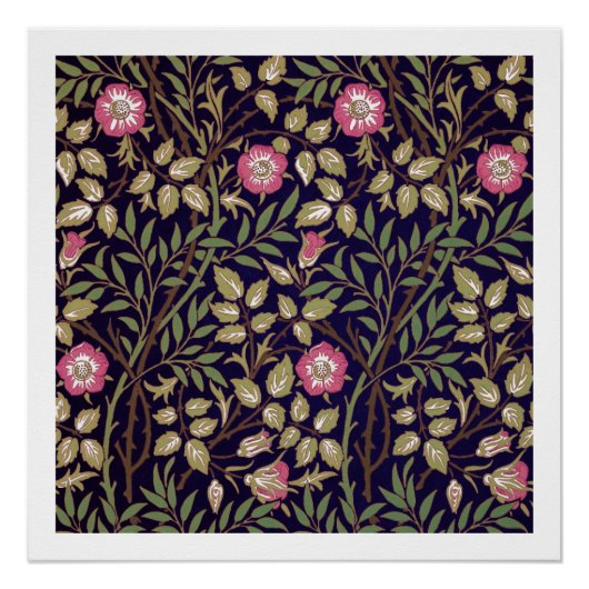 Poster Art floral Nouveau de Briar doux de William Morris (Devant)