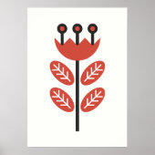Poster Art Floral scandinave (Devant)