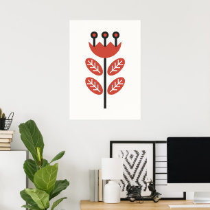 Poster Art Floral scandinave