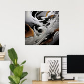 Poster Art fluide de luxe (Bureau à domicile)