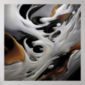 Poster Art fluide de luxe (Devant)