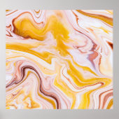 Poster Art fluide : texture abstraite irisée. (Devant)