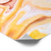 Poster Art fluide : texture abstraite irisée. (Coin)