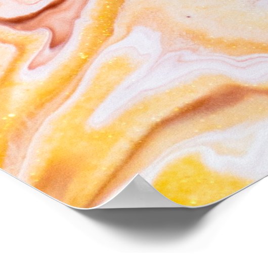 Poster Art fluide : texture abstraite irisée. (Coin)