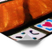 POSTER ART FOLK PEINTURE DE PORTE MEXICAINE (Coin)