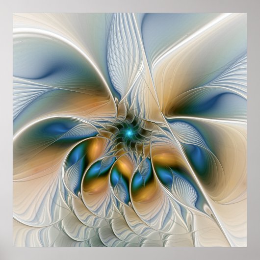 Poster Art Fractal De L'Imaginaire Abstrait En Plein Esso (Devant)