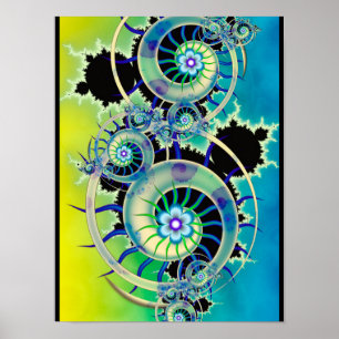 Poster Art fractal de Mandelbrot
