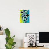 Poster Art fractal de Mandelbrot (Bureau à domicile)