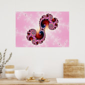 Poster Art fractal Gemini (Cuisine)