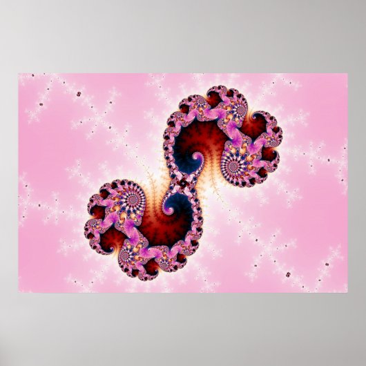 Poster Art fractal Gemini (Devant)