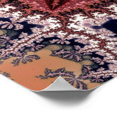 Poster Art fractal Mandelbrot complexe (Coin)