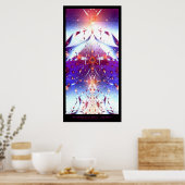 Poster Art fractal - Pouvoir des mathématiques (Cuisine)